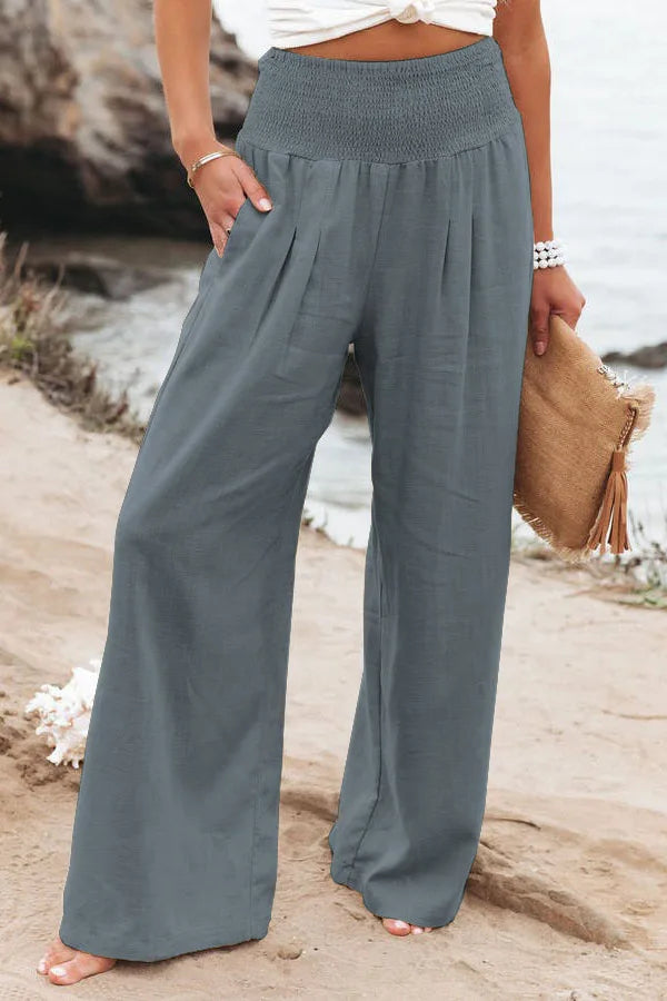 NOVA | Fashionable Women's Pleated Palazzo Pants

