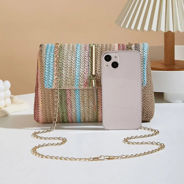 NOVA | Handwoven Mini Straw Shoulder Bag – NOVA Summer Look

