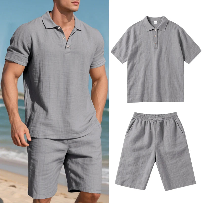 NOVA | Lightweight Cotton-Linen Outfit for Men

