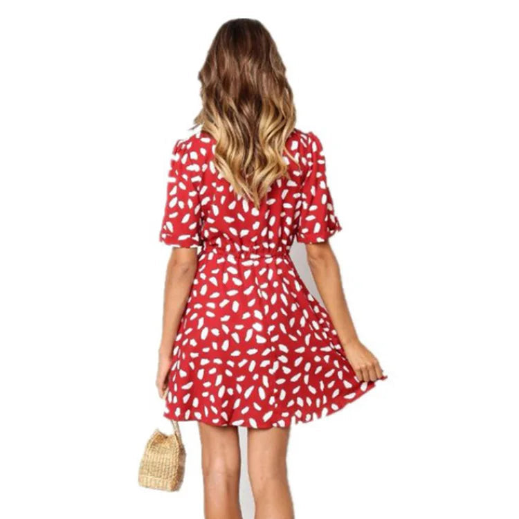 NOVA | Lightweight women’s summer dress with polka dots

