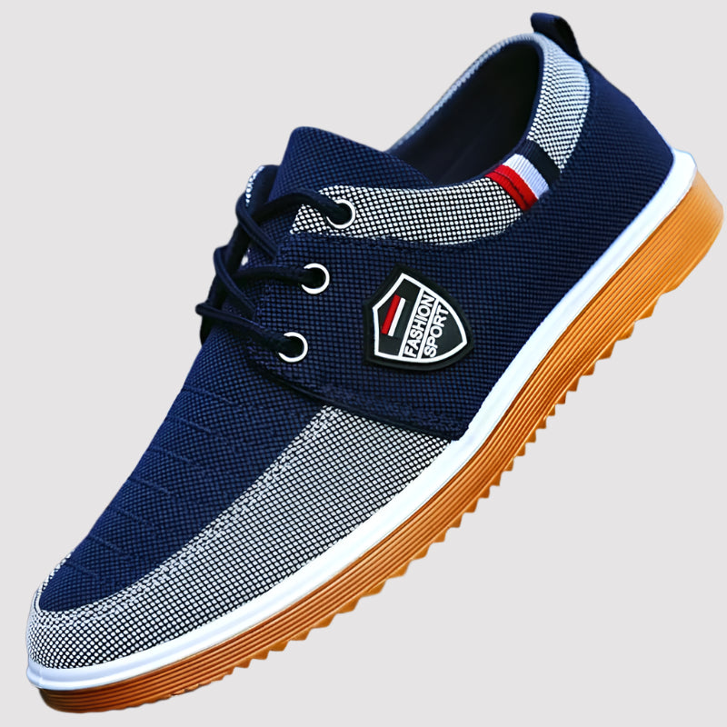 NOVA | Men's Canvas Lace-Up Loafers
