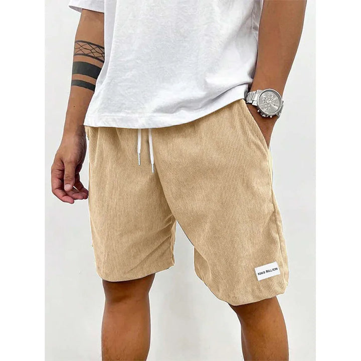 NOVA | Men's Casual Cotton Shorts with Elastic Waistband


