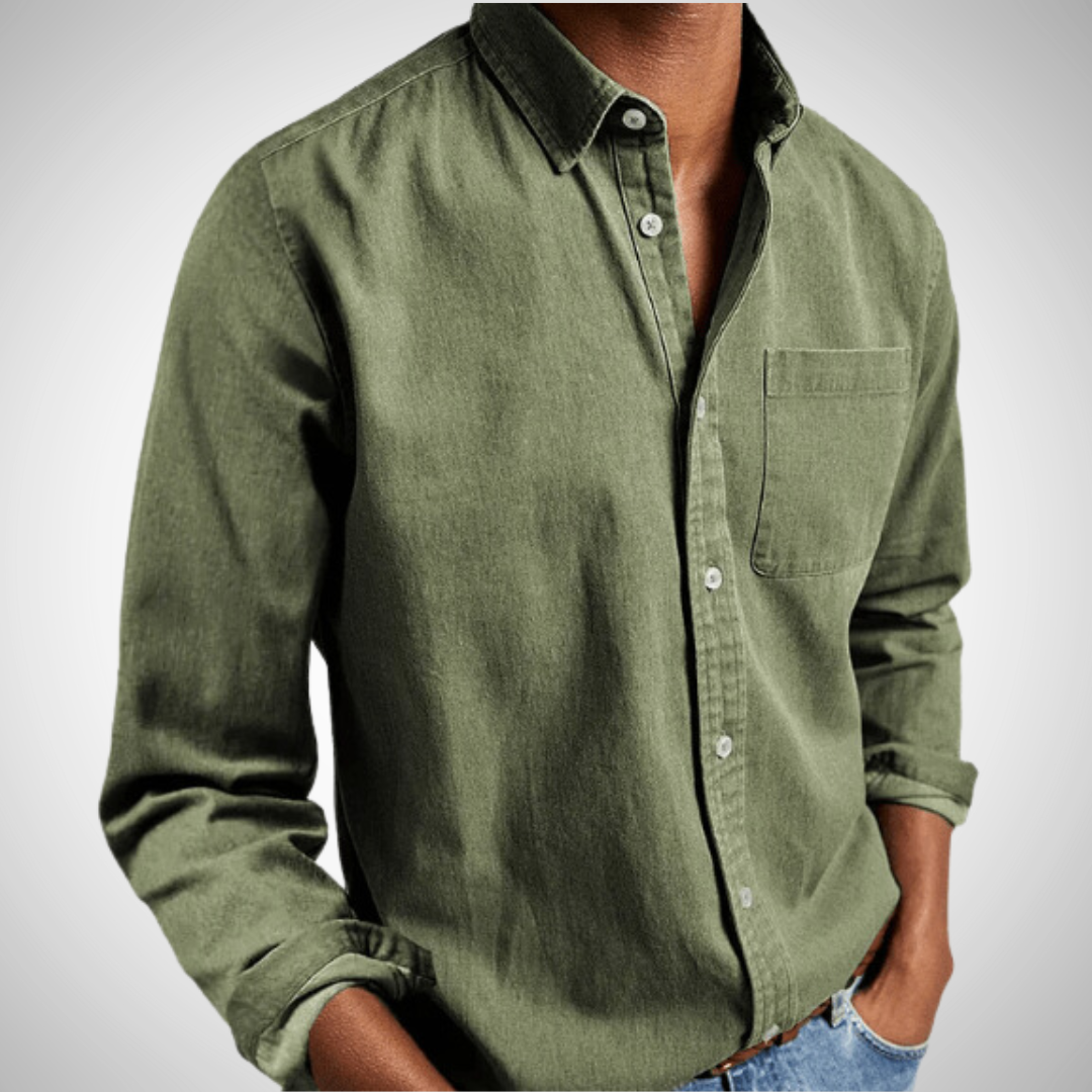 NOVA | Men's Casual Linen Cotton Shirt

