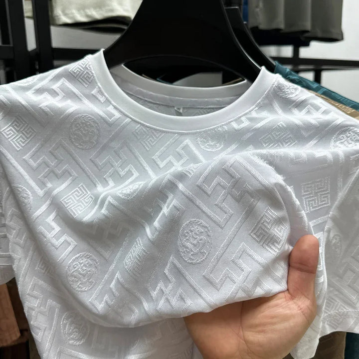 NOVA | Men's Casual Striped Tee for Summer

