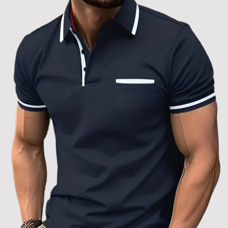 NOVA | Men's Classic Knit Polo Shirt
