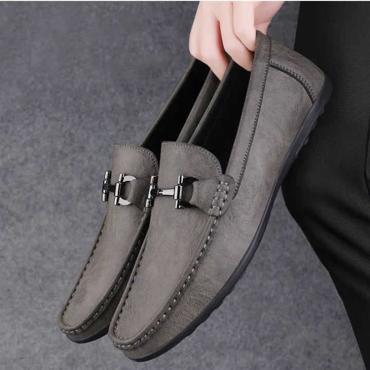 NOVA | Men's Classic Leather Slip-On Loafers – Sleek & Versatile

