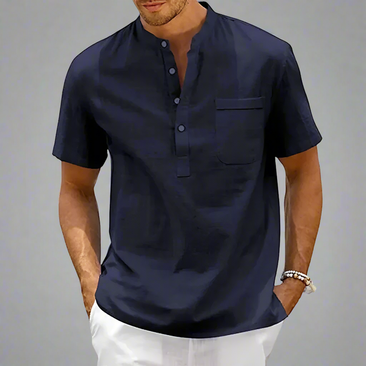 NOVA | Men's Classic Lightweight Linen Shirt

