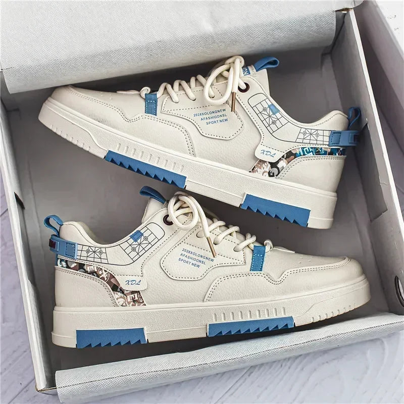 NOVA | Men's Fashionable Leather Sneakers – Perfect for Daily Wear

