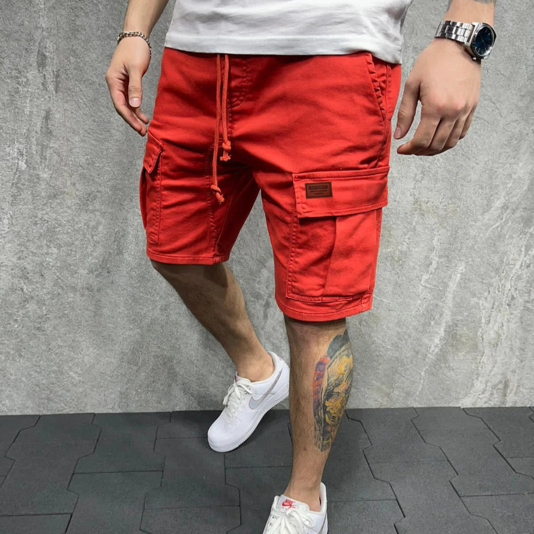 NOVA | Men’s Lightweight Cotton Blend Shorts – Summer Comfort

