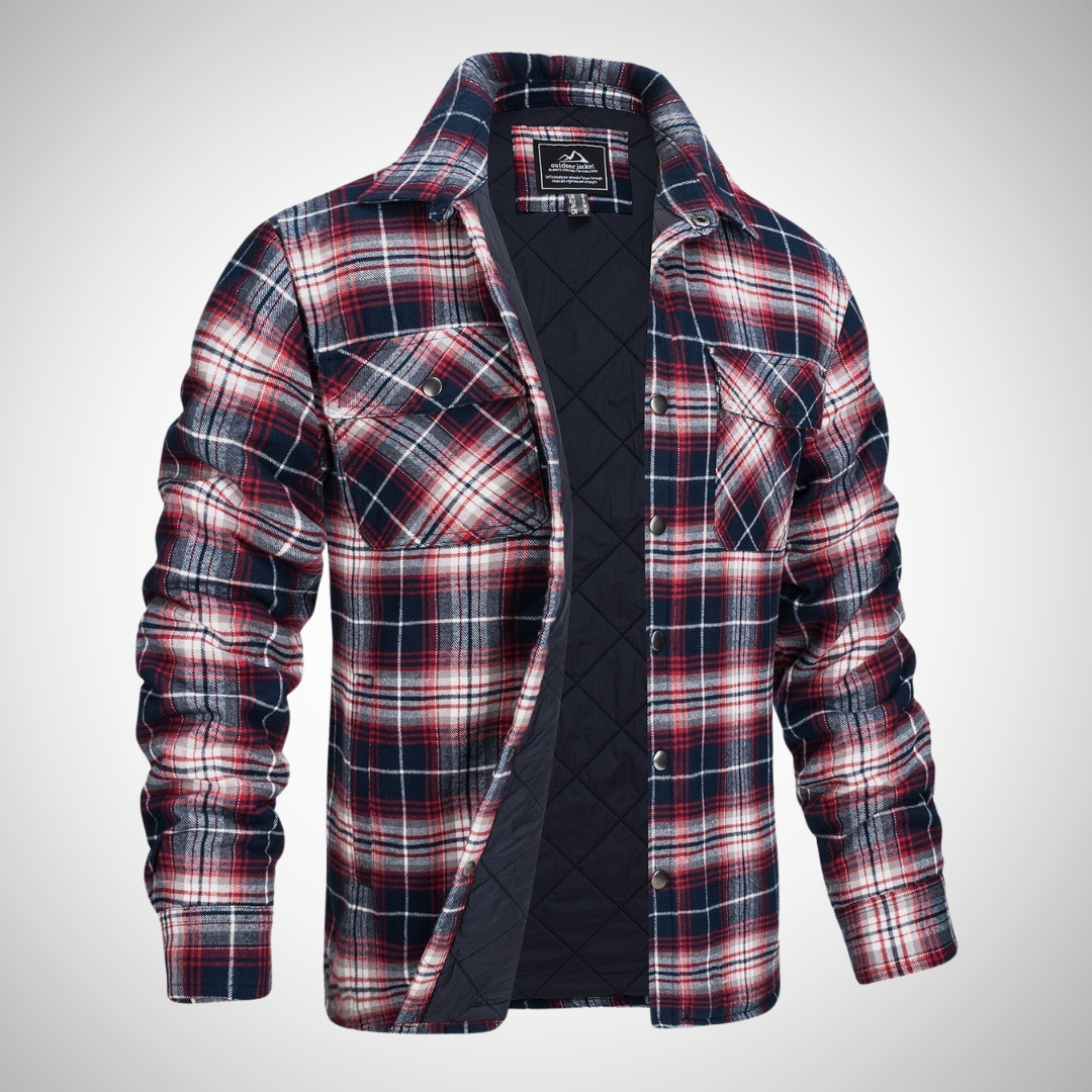 NOVA | Men's Lightweight Flannel Shirt – Fall & Winter Essential

