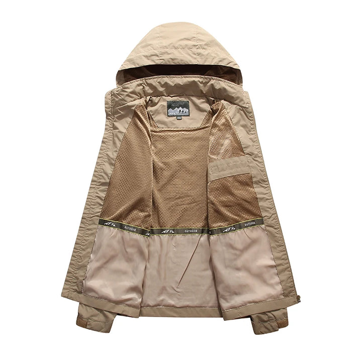 NOVA | Men's Lightweight Rain Jacket – Stylish & Functional

