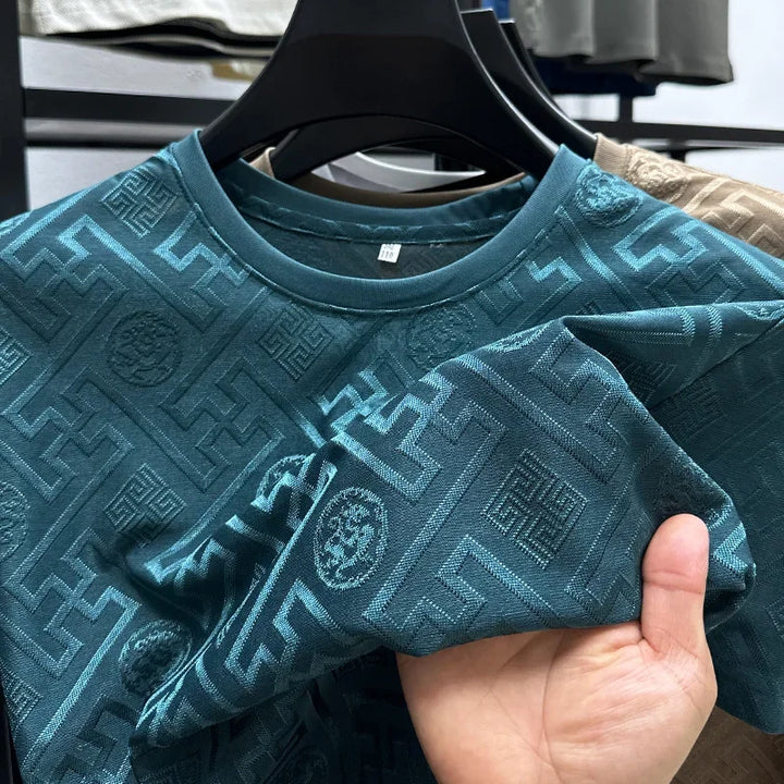 NOVA | Men’s Lightweight Striped Summer T-Shirt