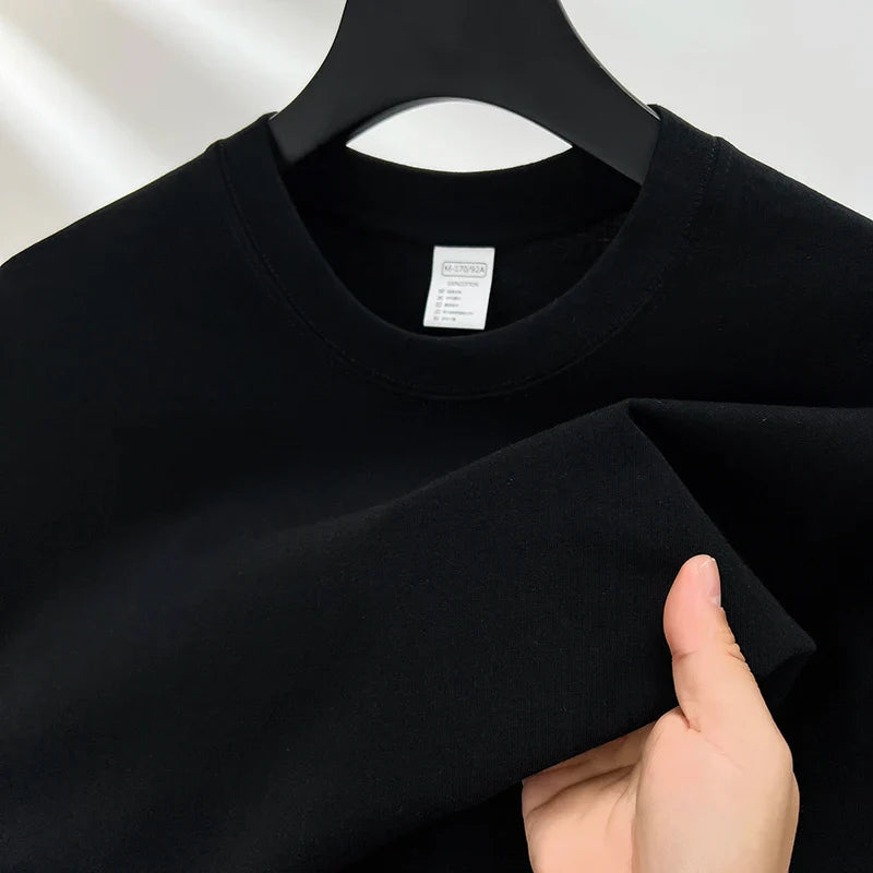 NOVA | Men's Premium Cotton Crew Neck T-Shirt – Soft & Comfortable

