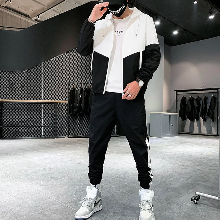 NOVA | Men's Premium Full-Zip Tracksuit – Everyday Comfort

