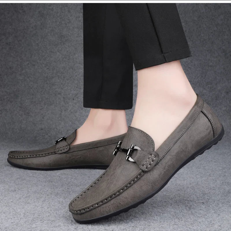 NOVA | Men's Professional Leather Loafers – Office-Ready Elegance

