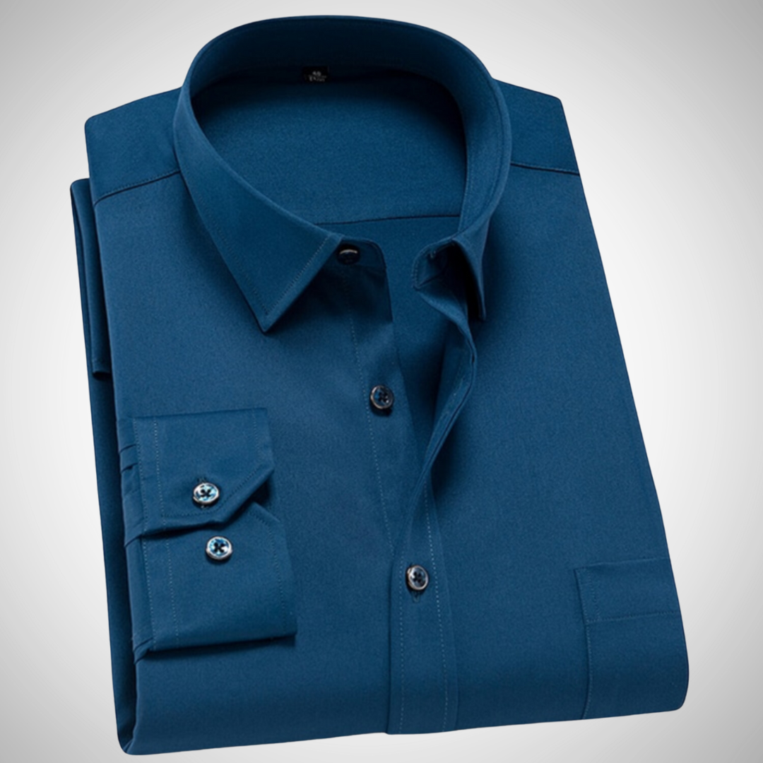 NOVA | Men's Relaxed-Fit Long-Sleeve Shirt – Versatile & Trendy

