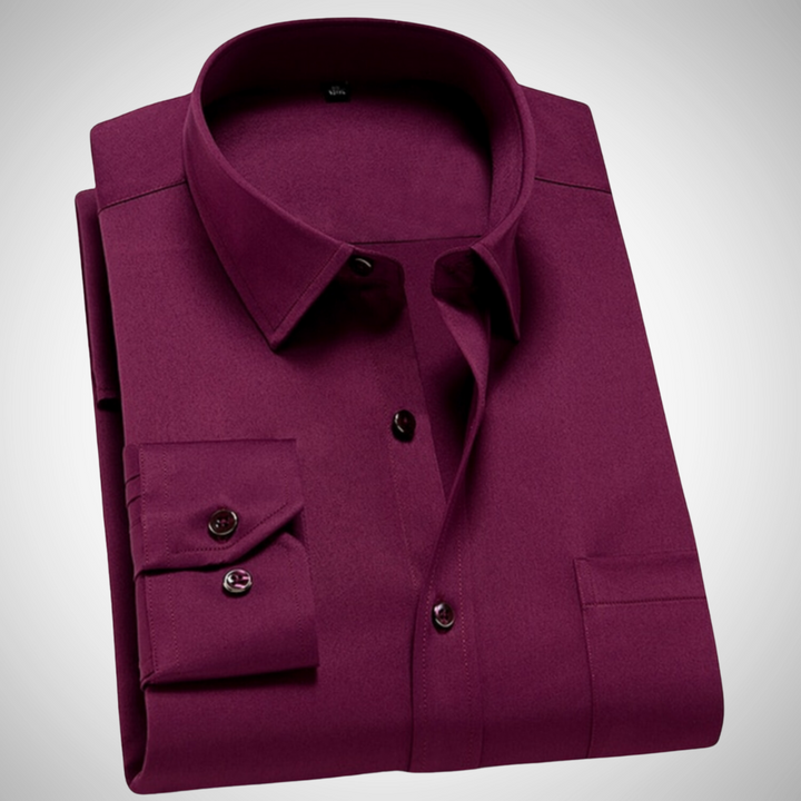 NOVA | Men's Slim-Fit Long-Sleeve Shirt – Modern Look

