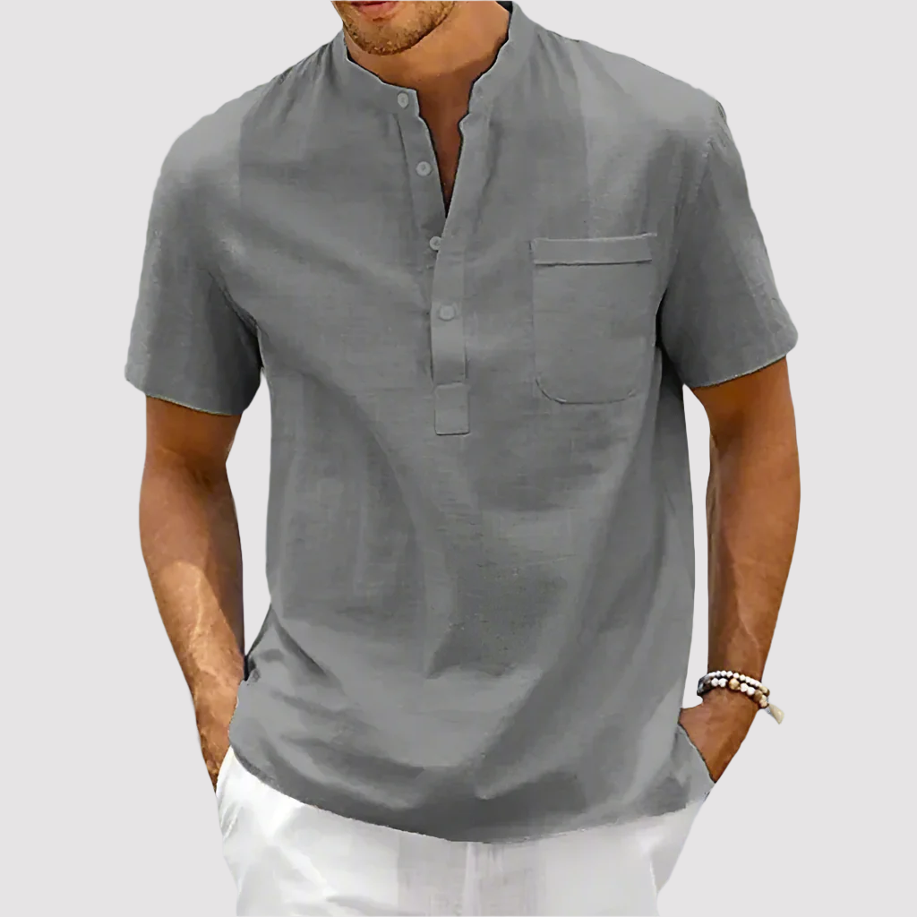 NOVA | Men's Soft & Stylish Pure Linen Shirt

