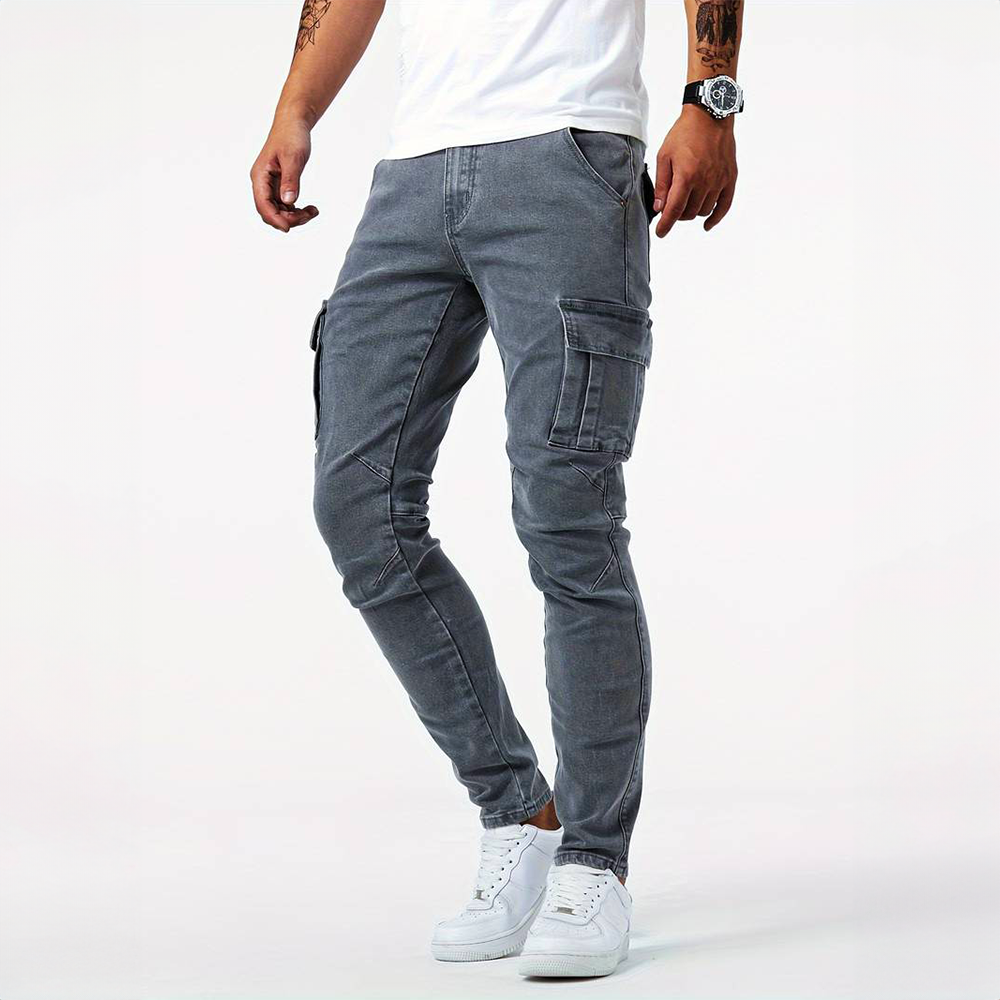 NOVA | Men's Stretch Cargo Jeans – Comfortable & Stylish

