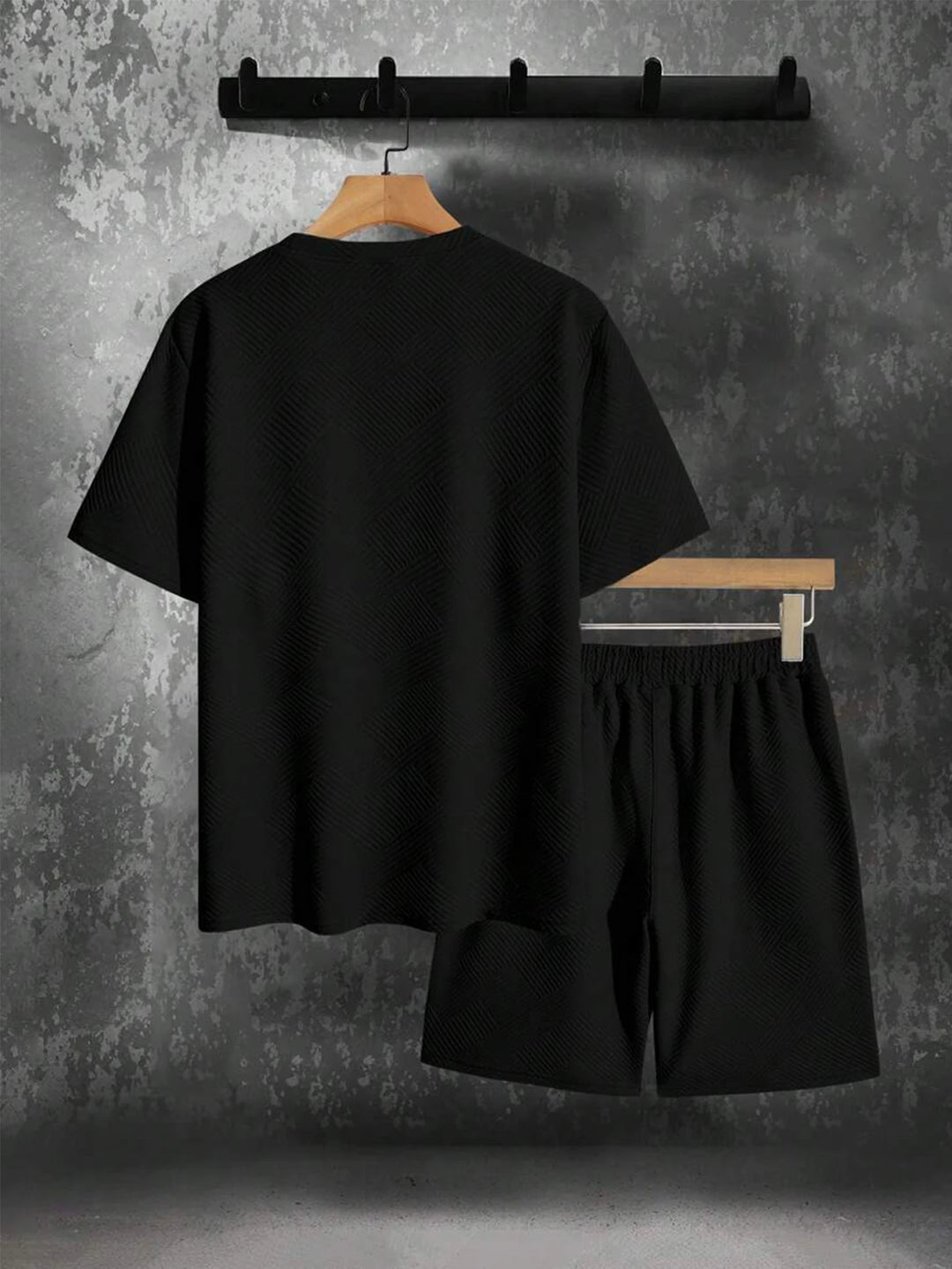 NOVA | Men's Summer Knit Outfit with Letter Design

