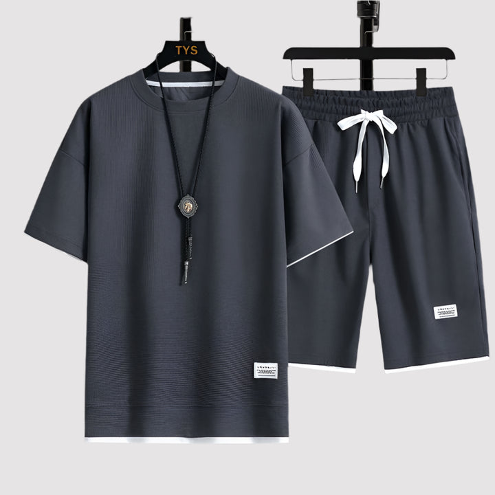 NOVA Men's Summer T-Shirt and Shorts Set – Lightweight and Stylish

