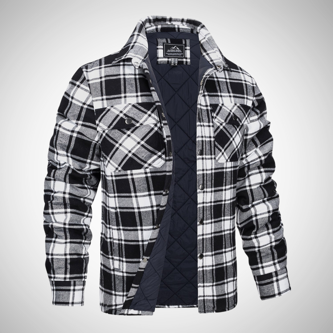 NOVA | Men's Warm Cotton Flannel Shirt for Everyday Wear

