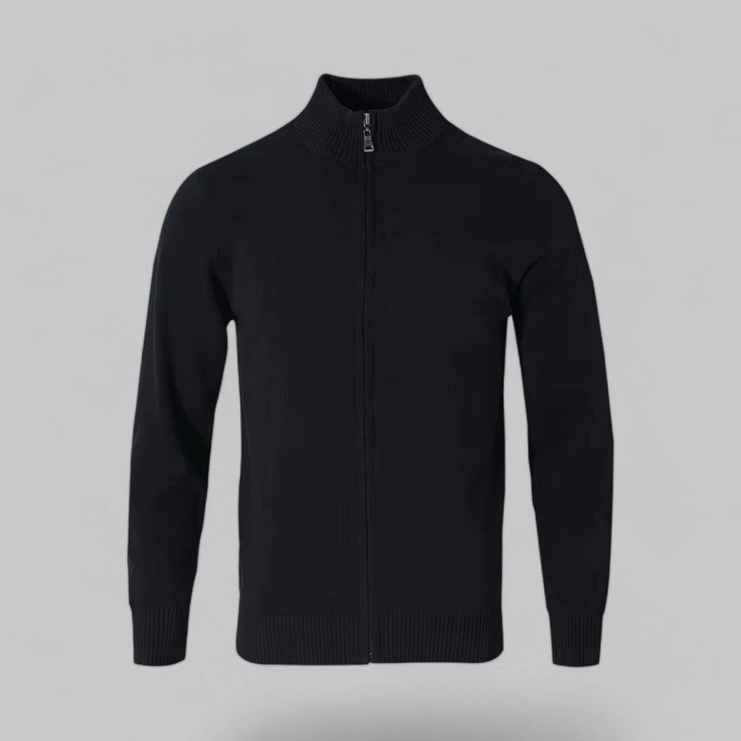 NOVA | Men's Zipper Cardigan with Premium Cotton Fabric
