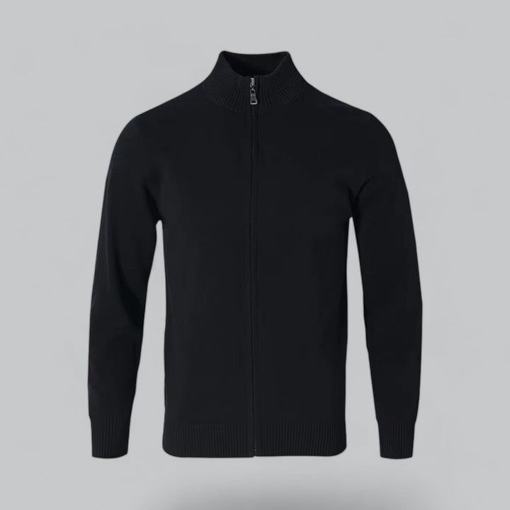 NOVA | Men's Zipper Cardigan with Premium Cotton Fabric
