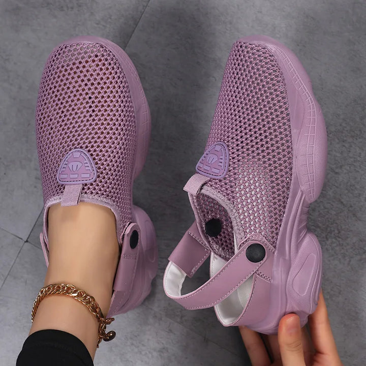 NOVA | Mesh Slip-On Shoes for Women – Water-Resistant Comfort

