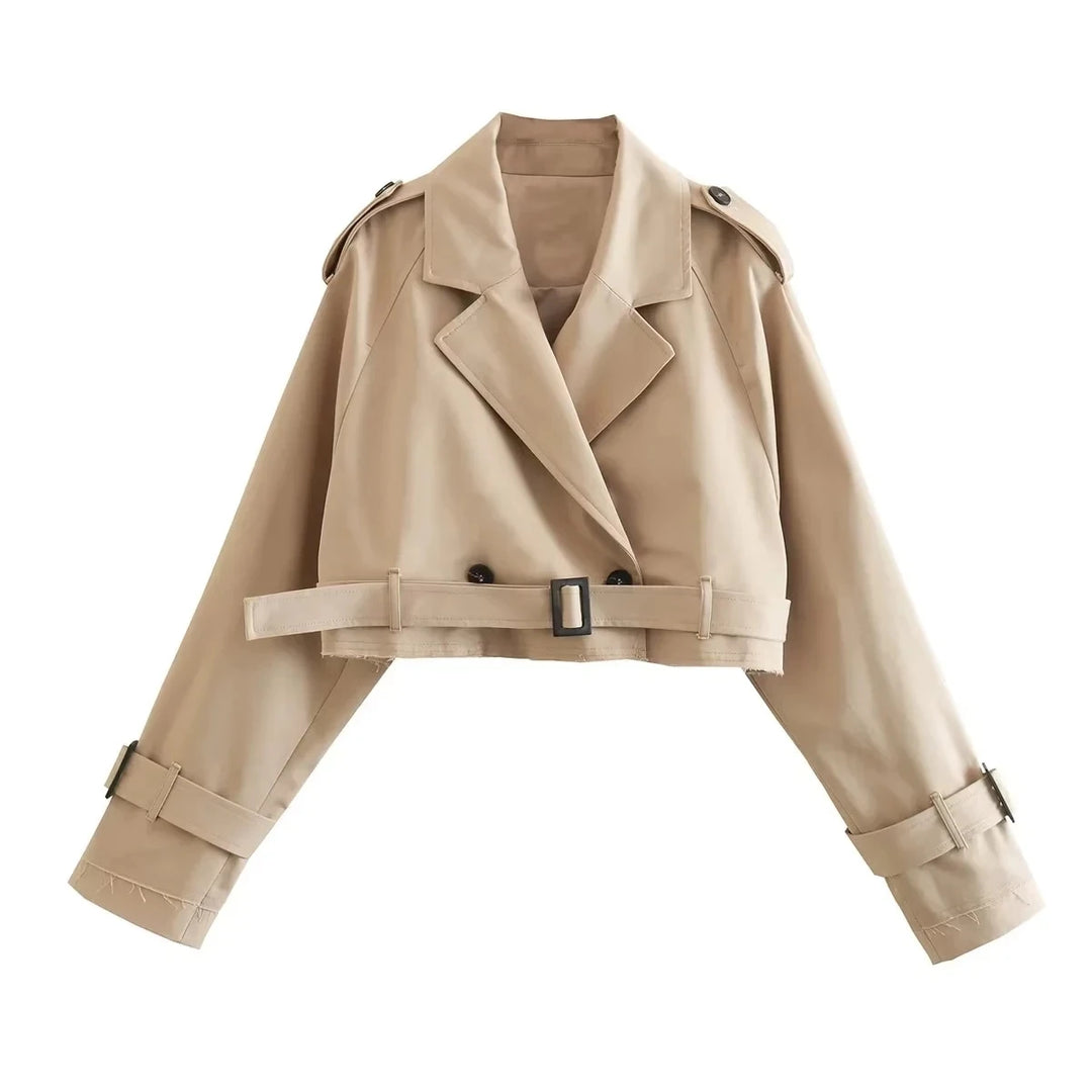 NOVA | Modern Double-Breasted Short Jacket
