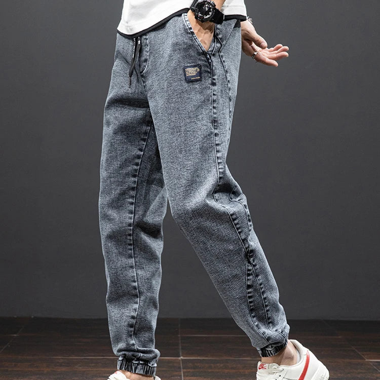 NOVA | Modern Men's Cargo Jeans with Functional Design
