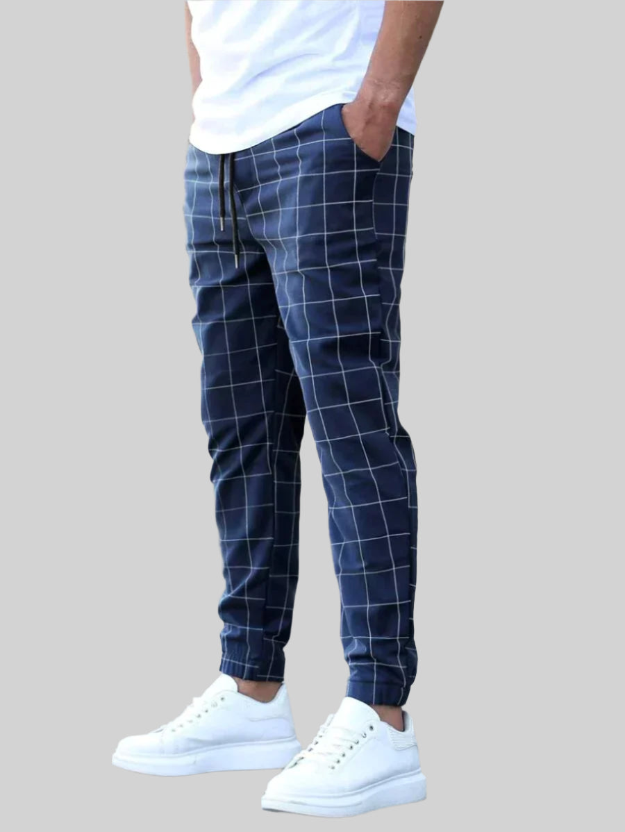 NOVA | Modern Men’s Grid Checkered Pants