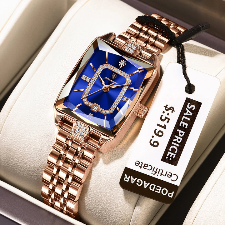 NOVA | Modern Rectangular Quartz Watch for Women

