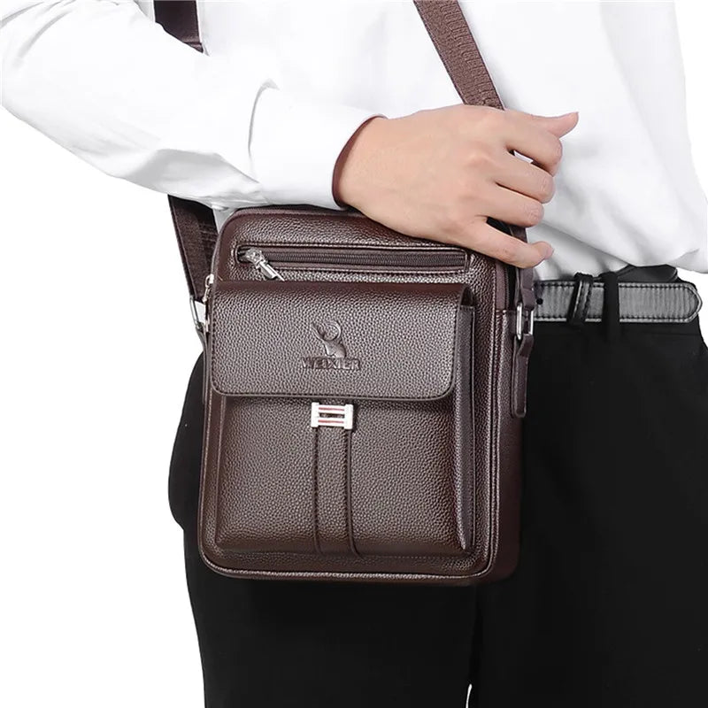 NOVA | NOVA men’s sleek PU leather satchel

