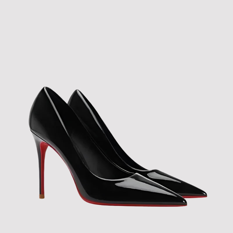 NOVA | Patent Leather Pointed-Toe Stiletto Heels
