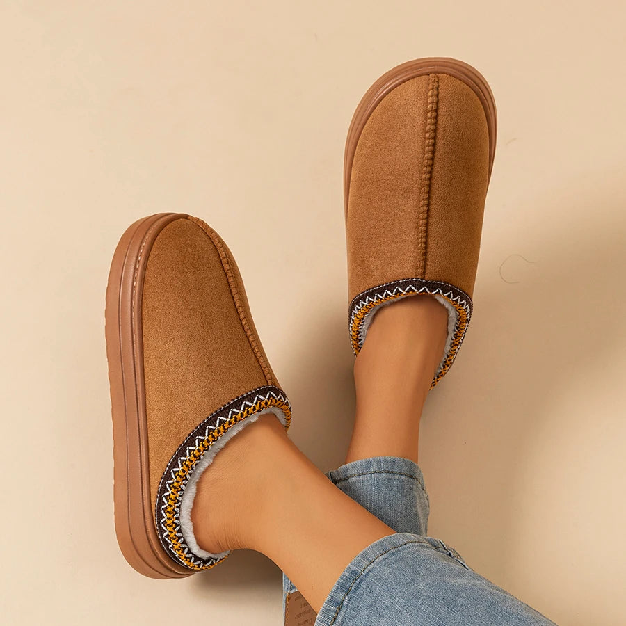 NOVA | Plush Cotton Slippers for Women