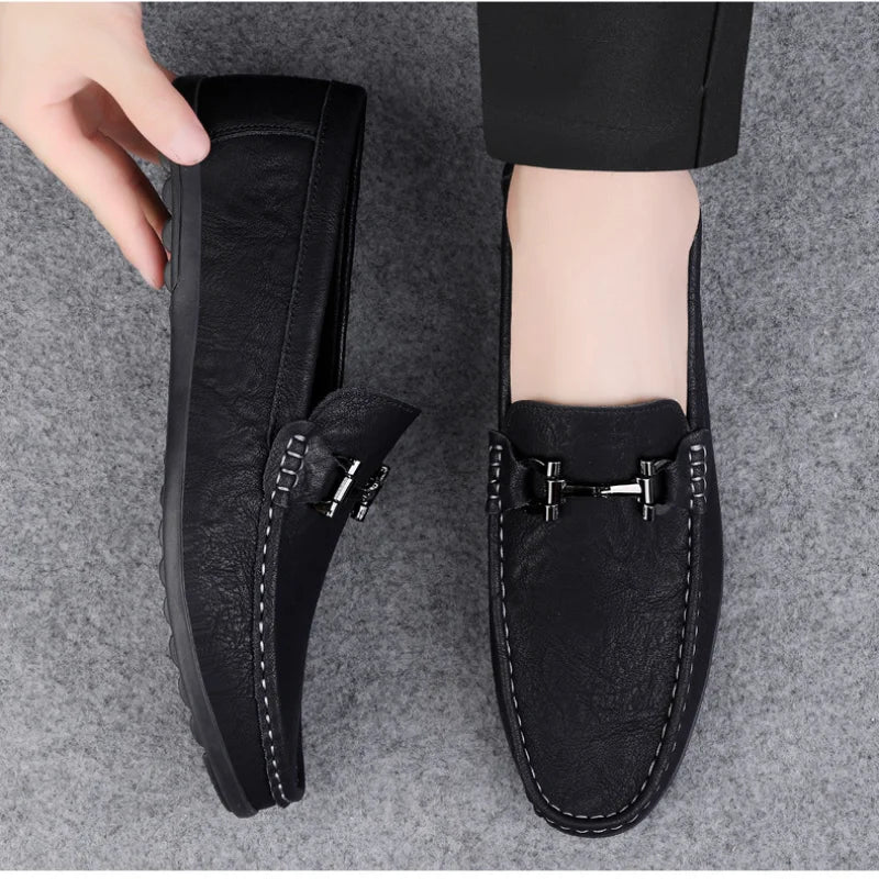 NOVA | Premium Business Leather Loafers – Durable & Refined

