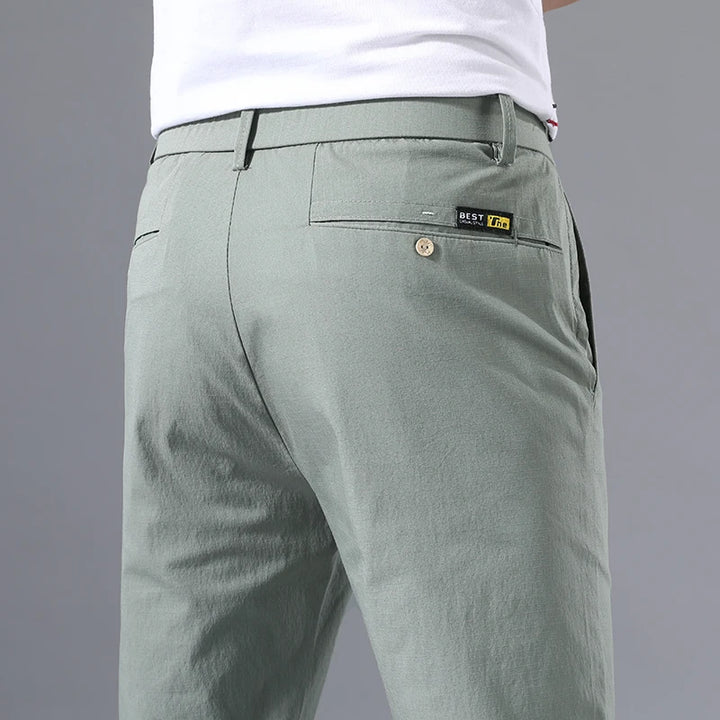 NOVA | Premium Cotton Blend Stretch Pants for Men
