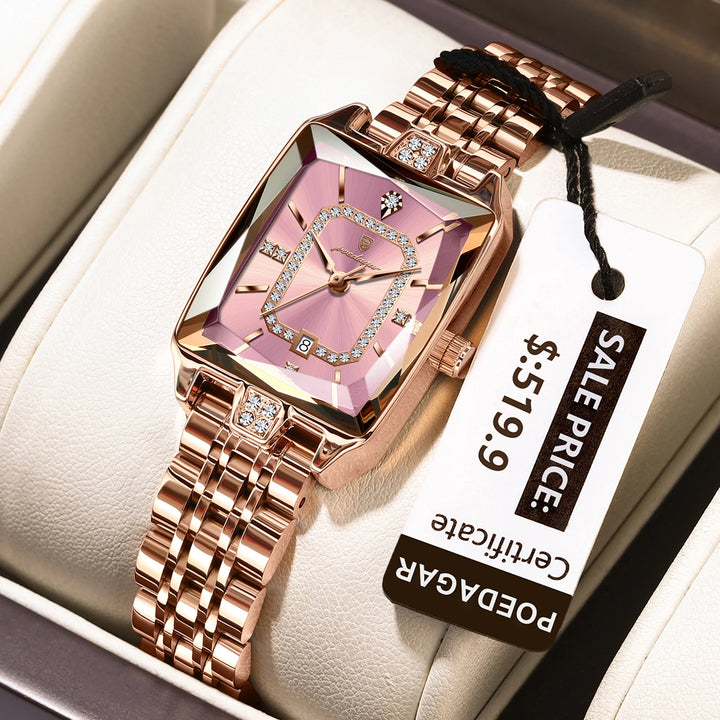 NOVA | Rectangular Quartz Timepiece for Women by NOVA

