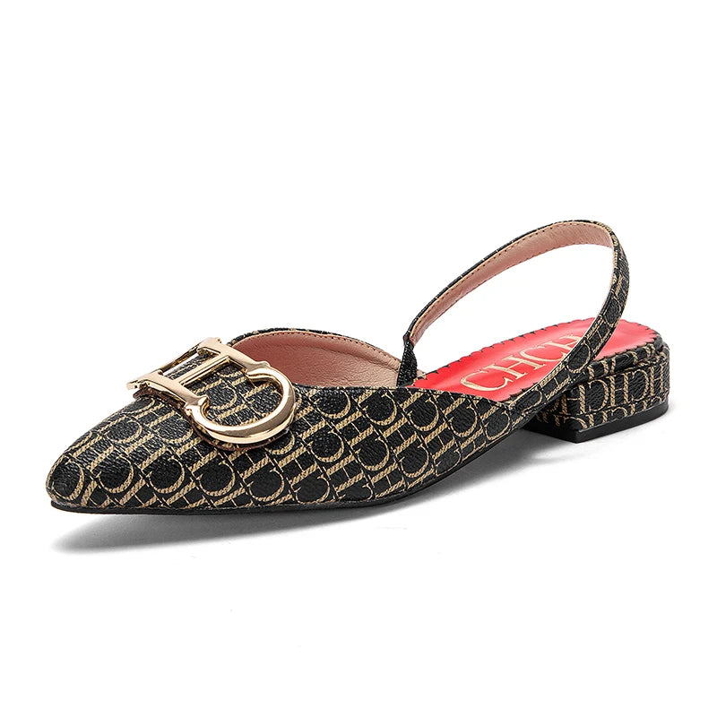 NOVA | Sleek Women’s Pointed Flat Sandals – Daily Wear

