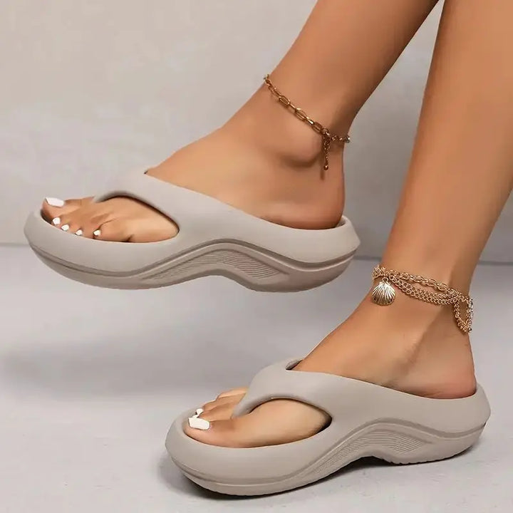 NOVA | Soft EVA platform flip flops for summer

