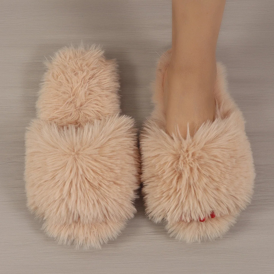 NOVA | Soft Hair Fur Slippers for Women