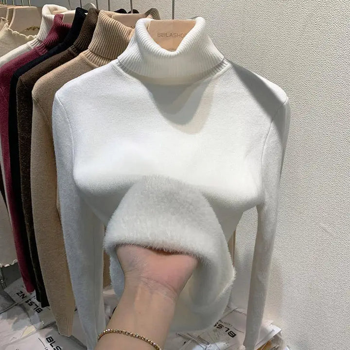 NOVA | Soft & Warm Women's High-Collar Sweatshirt