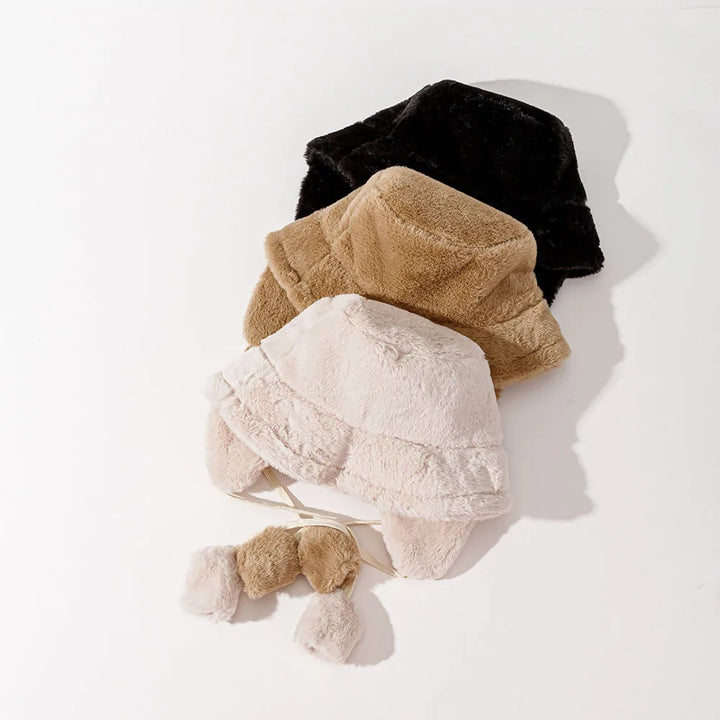 NOVA | Soft Winter Bomber Bucket Hat for Women