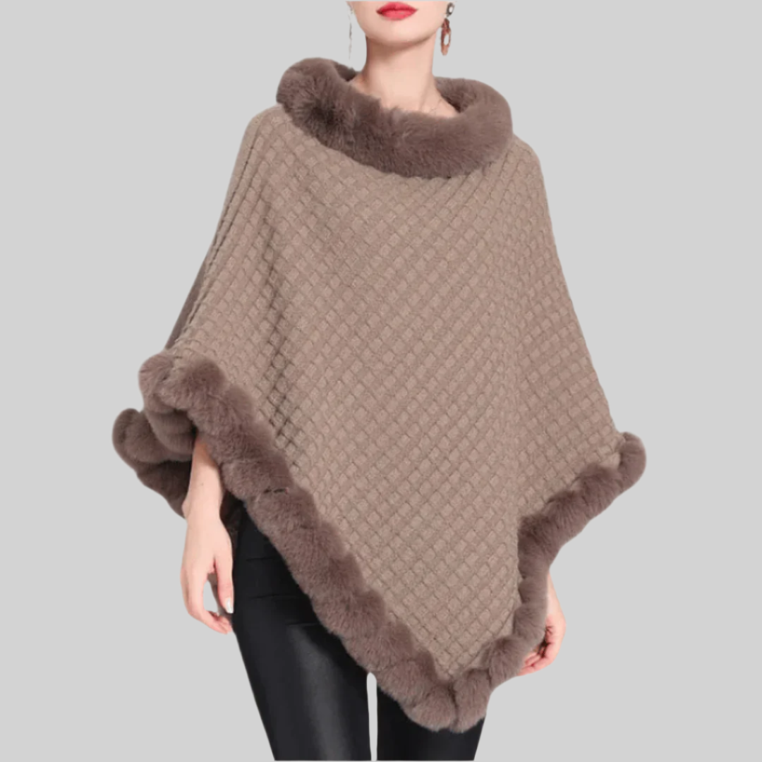 NOVA | Soft Women's Poncho Sweater
