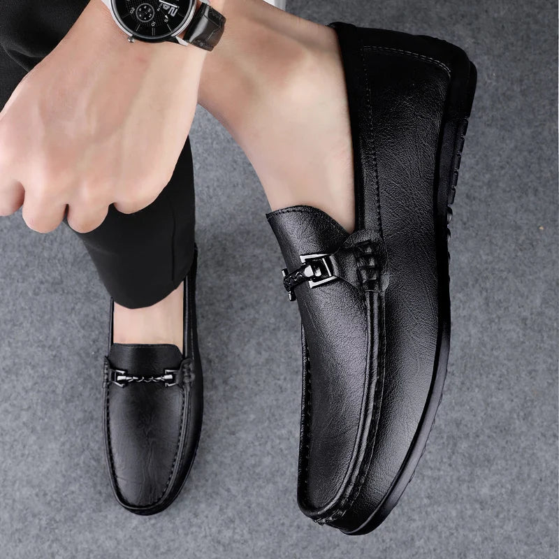 NOVA | Sophisticated Leather Loafers for Men – Work & Casual Wear

