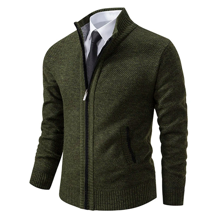 NOVA | Stylish Fleece Zip Cardigan for Men