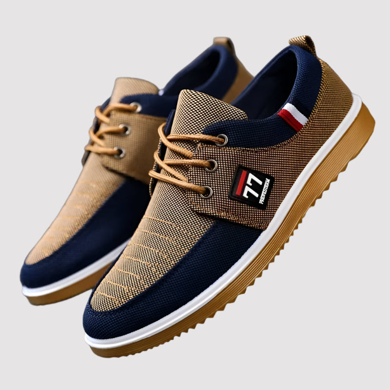 NOVA | Stylish Men's Canvas Loafers with Laces
