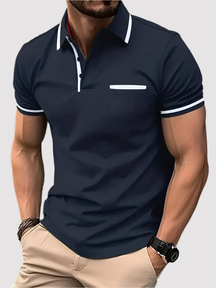 NOVA | Stylish Men's Knit Polo Shirt
