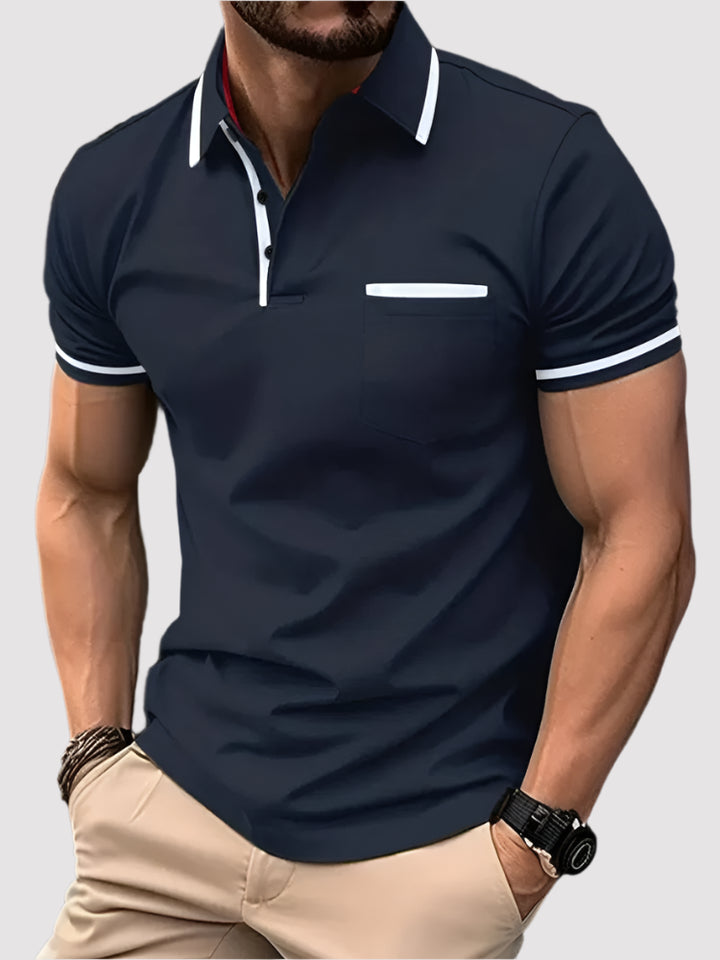 NOVA | Stylish Men's Knit Polo Shirt
